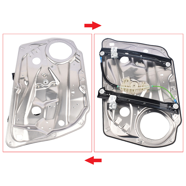 玻璃升降器 Window Regulator Glass Front Driver Left Side 2127201579 For Mercedes C/ E-Class-6