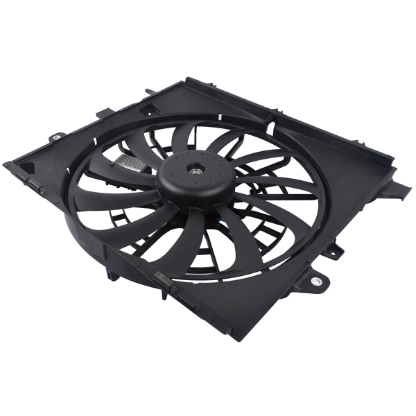 Radiator Cooling Fan 84001484, GM3115283 for 2013-2016 Cadillac ATS CTS Center (submodel: Base, Luxury, Performance, Premium) For Models With Standard Duty Cooling