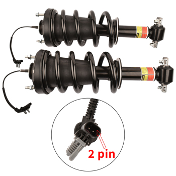 Pair Front Shock Absorber Strut Assys for 2015-2019 Cadillac Escalade Chevy Tahoe Suburban GMC Sierra 1500 Yukon Magnetic 84176631 5801032