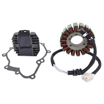 定子和稳压整流器 Stator And Regulator Rectifier w/Gasket for Yamaha Street Bike Models YZF-R6 2003-2005