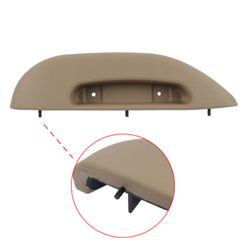 Front Right Armrest Pull Handle Cover Tan For Chevrolet Express GMC Savana 1500 2500 3500 Van 1996-2002 12376622
