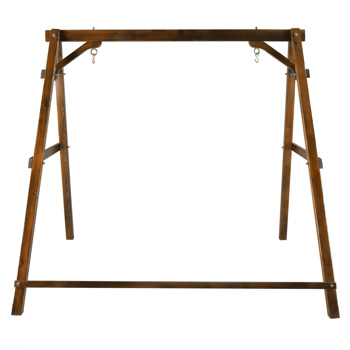 188*135*170cm  600lbs Fir Suitable For 4ft Swing Chair  Wood Swing Frame  Carbonized Color