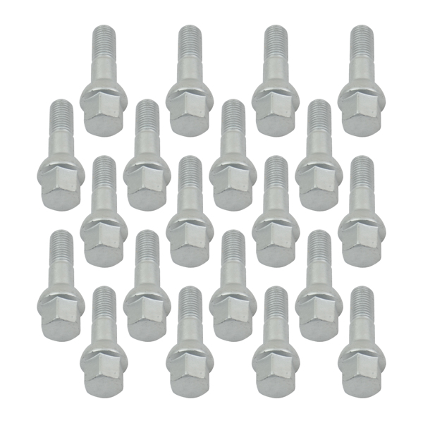 螺栓 20Pcs Wheel Lug Bolts Nuts M12 x 1.5 For Mercedes-Benz W202 W203 CL203 W124 W210 R170 R171 A1244000170 A2034010270-6