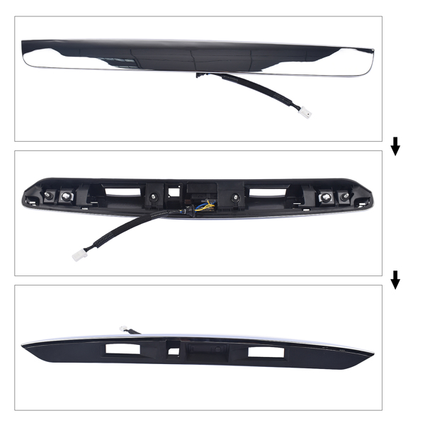 后门把手 Center Back Door Finisher Assy 90810-9PG2D for 2013-2020 Nissan Pathfinder 2.5L 3.5L-8