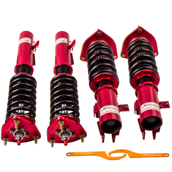 弹簧减震24 Levels Damping Adjustable Coilover Suspension Kit For Subaru Impreza WRX GC8 Shock Absorbers-1