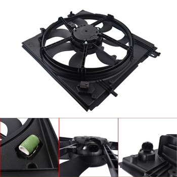 Radiator Cooling Fan Assembly For Nissan Rogue Sport 2.0L 2017-2019 21481-6MA0A 214816MA0A