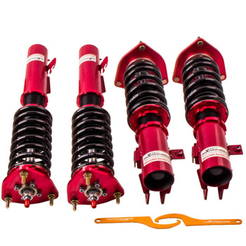 24 Levels Damping Adjustable Coilover Suspension Kit For Subaru Impreza WRX GC8 Shock Absorbers