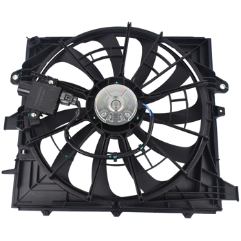 Radiator Cooling Fan 84001484, GM3115283 for 2013-2016 Cadillac ATS CTS Center (submodel: Base, Luxury, Performance, Premium) For Models With Standard Duty Cooling