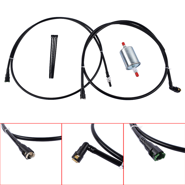 燃油管线套件 Fuel Line Replacement Kit NFR0012 For Chevy S10 GMC Sonoma 2.2L 4.3L 1997-2003-7