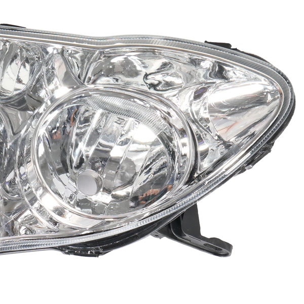 Headlight For 2003-2008 Toyota Corolla Chrome Housing Lamps Pair Left Right