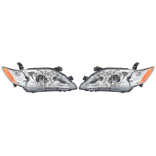 For 2007 2008 2009 Toyota Camry Headlights Headlamps 07-09 Left Right Lights