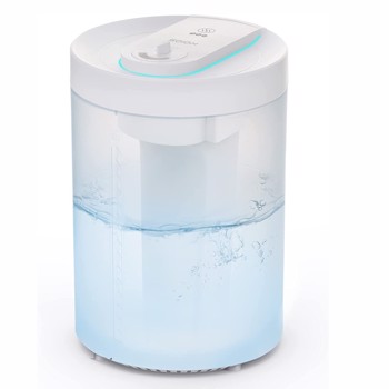 KOIOS Humidifiers, Top Fill Cool Mist Humidifier for Bedroom Large Room Baby Home, Quiet Ultrasonic, Essential Oil Diffuser, UHM-JS02 4L, Transparent