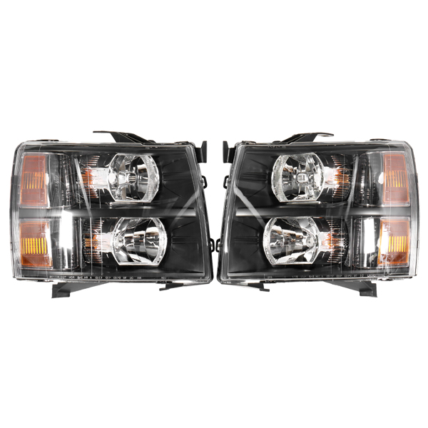 2007-2014 Chevy Silverado 1500 2500HD Replacement Headlights Lamp Left Right