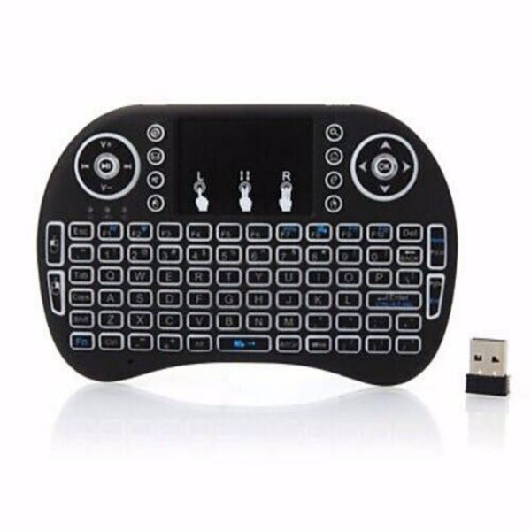 {Amazon禁售} Mini i8 Wireless Keyboard 2.4G with Touchpad for PC BACK LIGHT Kodi Media Box