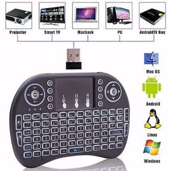 {Amazon禁售} Mini i8 Wireless Keyboard 2.4G with Touchpad for PC BACK <b style=\\'color:red\\'>LIGHT</b> Kodi Media Box