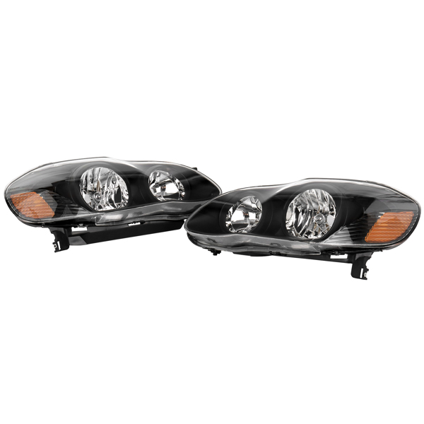 Headlights Assembly for 2003-2008 Toyota Corolla Headlamps Replacement 03-08 Set