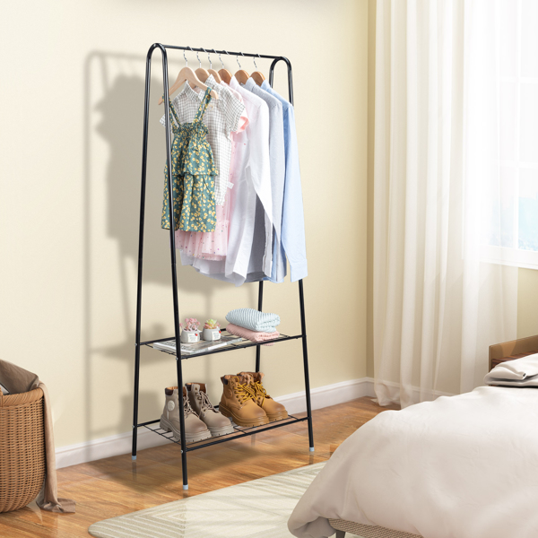2-Tier Durable Shelf for Shoes Clothes Storage