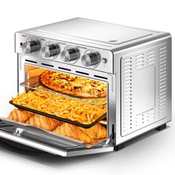 【周末无法发货，谨慎下单】Geek Chef Air <b style=\\'color:red\\'>Fryer</b>, 6 Slice 26QT/26L Air <b style=\\'color:red\\'>Fryer</b> Fry Oil-Free, Extra Large Toaster Oven