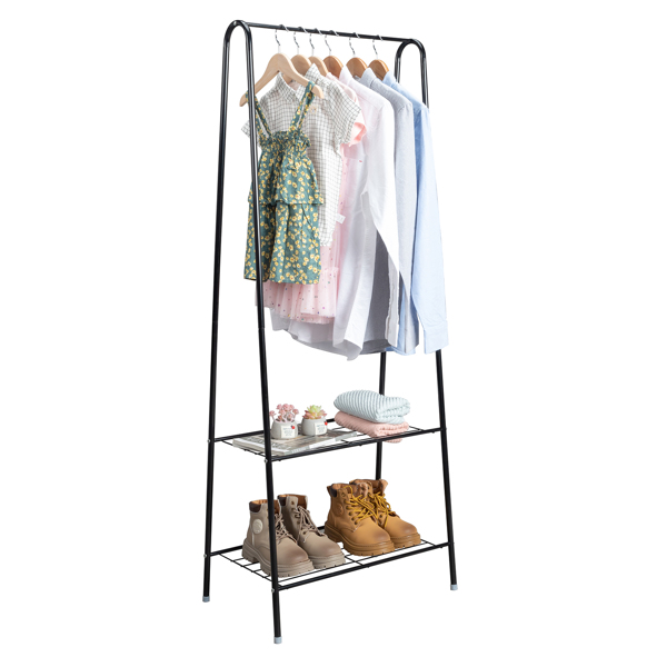 2-Tier Durable Shelf for Shoes Clothes Storage