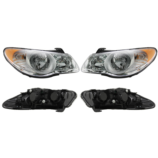 For 2007-2010 Elantra Headlights Headlamps Replacement 07 08 09 10 Left Right