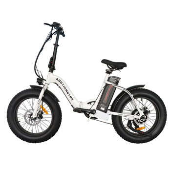AOSTIRMOTOR Folding Electric Bicycle 500W Motor 20\\" Fat Tire With 36V/13Ah Li-Battery