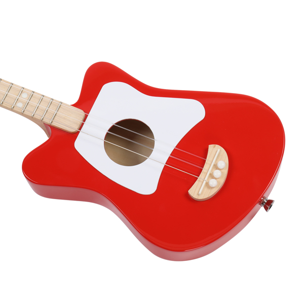 Mini 3 String  Basswood Acoustic Guitar Red