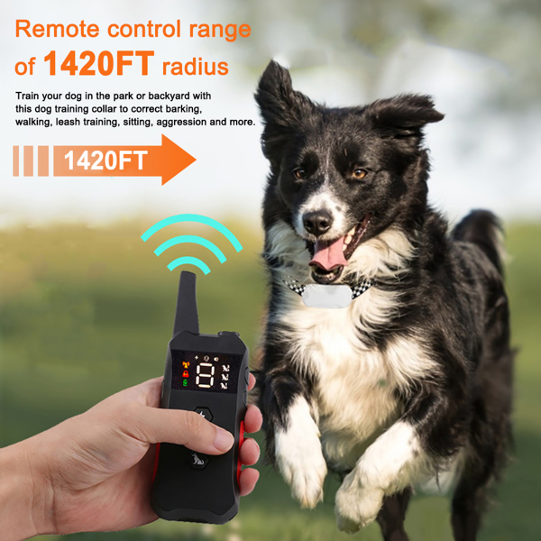 Electric Pet Dog Training Collar Shock Anti-Bark Electronic Remote Rechargeable