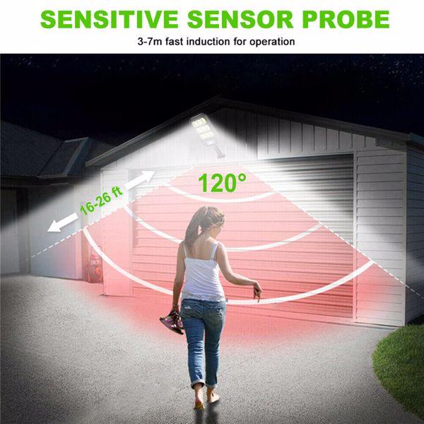 LED Solar Street Lights Outdoor Motion Sensor Garden Security Wall Lamp