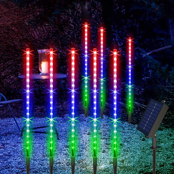 LED Solar Lights Meteor Shower Rain String Light Lawn Garden Party Outdoor