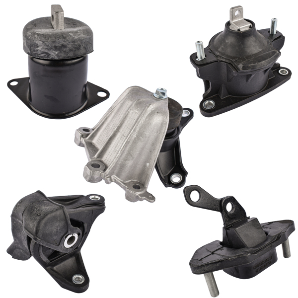 5PCS Engine Motor and Trans Mount Kit for 2008-2012 Honda Accord 2.4L Auto Trans A4565, A4570, A4572, A4584, A4561