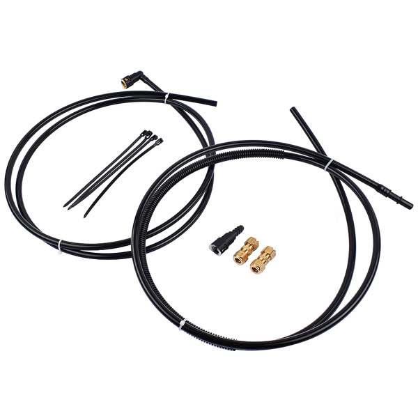 For Chevy 2006-2011 HHR 2.2L Nylon Gas Full Line Set Kit with Rubber Flex Lines INL31413