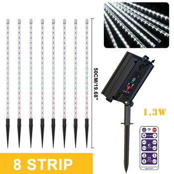 LED Solar Lights Meteor Shower Rain String Light Lawn Garden Party Outdoor