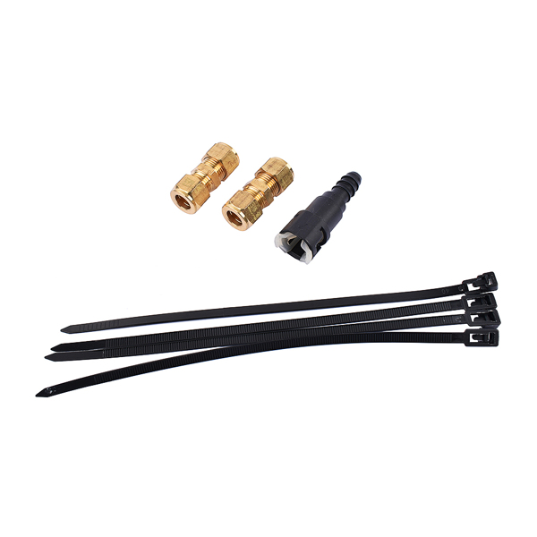 For Chevy 2006-2011 HHR 2.2L Nylon Gas Full Line Set Kit with Rubber Flex Lines INL31413