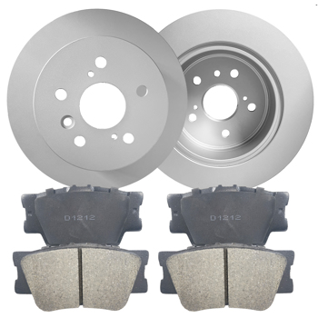 REAR Disc Rotors   Brake Pads for 2008 - 2011 Toyota Camry Avalon Lexus ES350