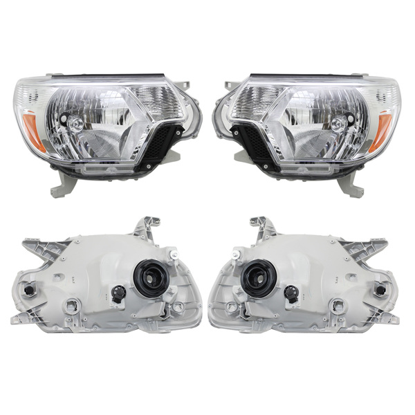 Headlights Assembly Conrer Amber Headlamps For 2012-2015 Toyota Tacoma Pickup