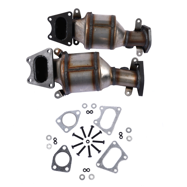 Catalytic Converters Bank 1 and 2 For Honda Accord Odyssey Ridgeline Pilot Acura MDX TL 3.0L 3.5L 2003-2008 16450+16451 641355+641356 40656+40657
