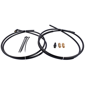 For Chevy 2006-2011 HHR 2.2L Nylon Gas Full Line Set Kit with Rubber Flex Lines INL31413