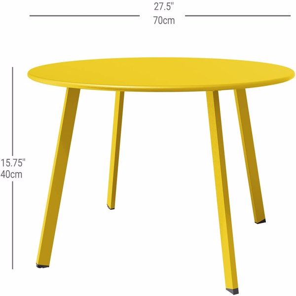 Round Coffee Table Patio Side Table