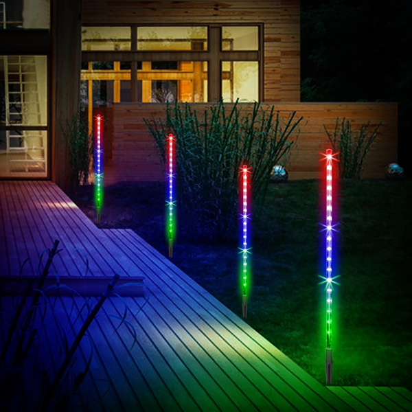 LED Solar Lights Meteor Shower Rain String Light Lawn Garden Party Outdoor