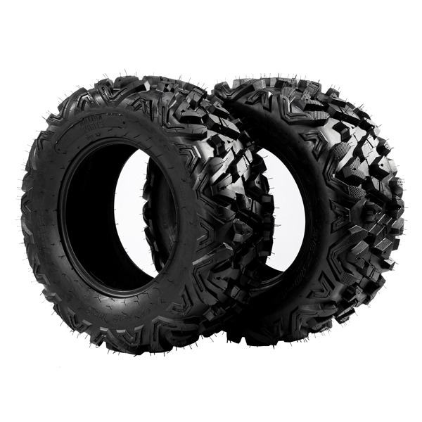 Complete Set of 4 All Terrain ATV UTV Tires 25x8-12 Front & 25x10-12 Rear 6PR Tubeless