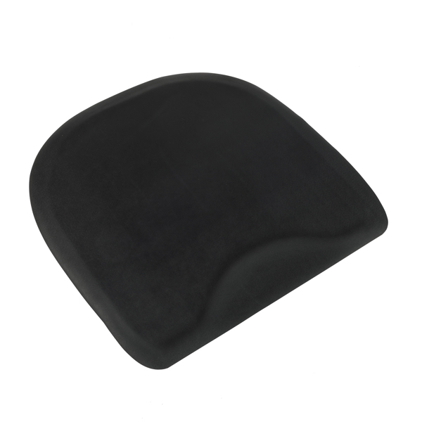 3.5′x 3.5′x 1/2" Beauty Salon Polygon Anti-fatigue Salon Mat (Polygon Outside And Round Inside) Black
