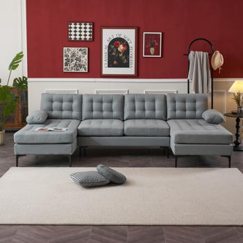  Sectional Sofa <b style=\\'color:red\\'>Light</b> Gray