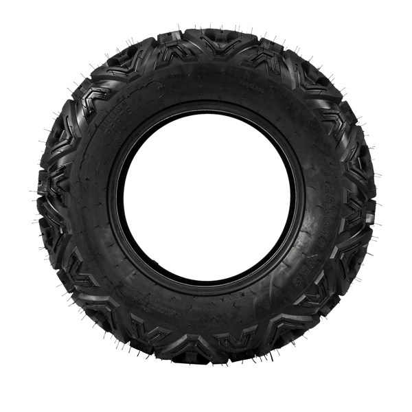 Complete Set of 4 All Terrain ATV UTV Tires 25x8-12 Front & 25x10-12 Rear 6PR Tubeless