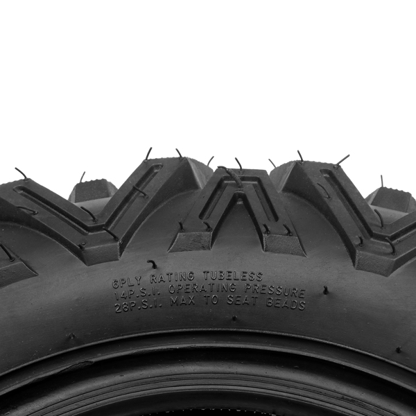 Set of 4 ATV UTV Tires 25x8-12 25x8x12 Front & 25x10-12 25x10x12 Rear 6PR
