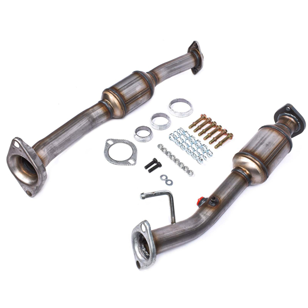 For Nissan NV200 2.0L L4 GAS DOHC 2013-2019 Front & Rear Catalytic Converters