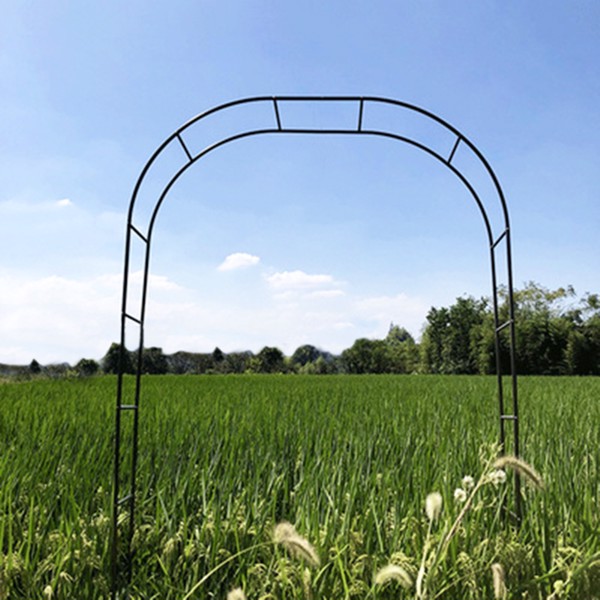 7'8" H x 4'5" W  Metal Garden Arch Trellis,Adjustable Arbor Trellis for Garden Climbing Plants Support 