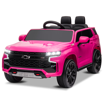 LEADZM Dual Drive 12.00V 7A.h with 2.4G Remote Control HL588 Chevrolet Tahoe SUV Pink