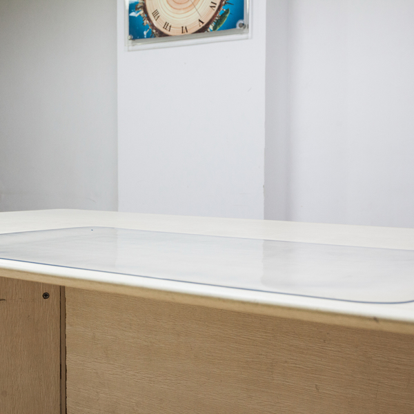  PVC Table Mat 90x50x0.25cm Transparency [3PCS]