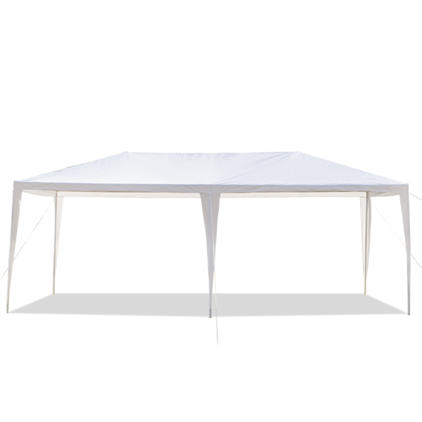 3*6m Non-Cloth PE Cloth Plastic Sprayed Iron Pipe Outdoor Party Tent White