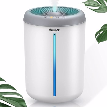 Humidifiers for Bedroom Large Room, Won\\'t Leak Vewior 4.5L Top Fill Cool Mist Last 60 Hours, Air humidifier and Diffuser 2 In 1, Easy to Clean Super Quiet for Living Room Office (Shipment from FBA)